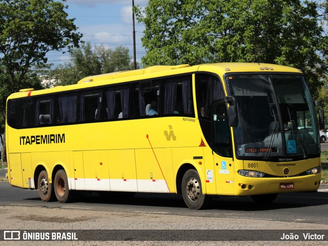 Viação Itapemirim 8801 na cidade de Teresina, Piauí, Brasil, por João Victor. Número da foto: #7407396.