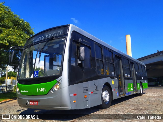 Viação Santa Brígida 1 1401 na cidade de São Paulo, São Paulo, Brasil, por Caio  Takeda. Número da foto: #7410508.