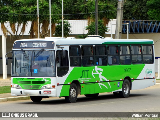 Cidade Verde Transporte Rodoviário Vitória da Conquista 1627 na cidade de Vitória da Conquista, Bahia, Brasil, por Willian Pontual. ID da foto: 7411065.