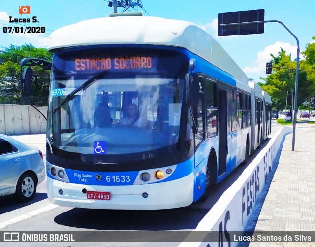 Viação Grajaú S.A. 6 1633 na cidade de São Paulo, São Paulo, Brasil, por Lucas Santos da Silva. ID da foto: 7410473.