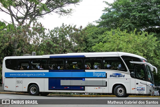 Auto Viação Bragança 19043 na cidade de São Paulo, São Paulo, Brasil, por Matheus Gabriel dos Santos. ID da foto: 7408813.