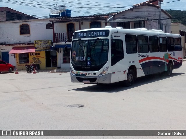 Auto Viação Salineira RJ 111.048 na cidade de São Pedro da Aldeia, Rio de Janeiro, Brasil, por Gabriel Silva. Número da foto: #7408632.