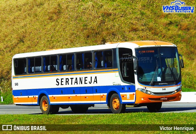 Viação Sertaneja 540 na cidade de Petrópolis, Rio de Janeiro, Brasil, por Victor Henrique. ID da foto: 7410621.