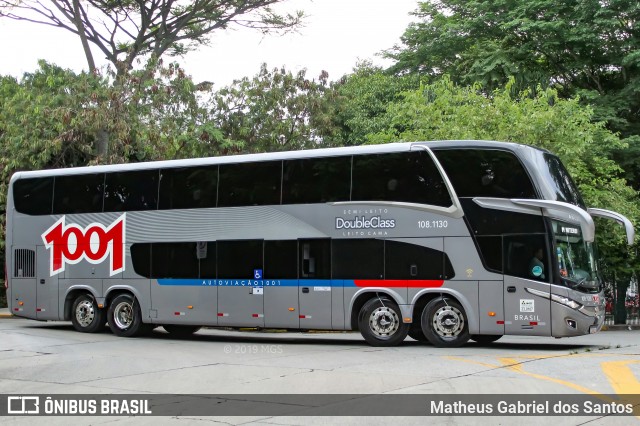 Auto Viação 1001 108.1130 na cidade de São Paulo, São Paulo, Brasil, por Matheus Gabriel dos Santos. ID da foto: 7408777.