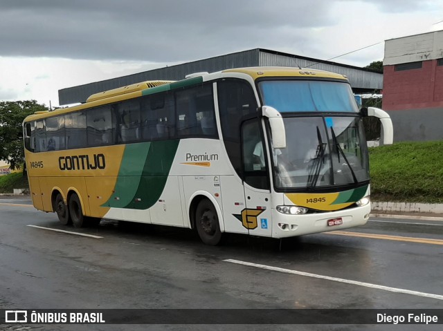 Empresa Gontijo de Transportes 14845 na cidade de Formiga, Minas Gerais, Brasil, por Diego Felipe. ID da foto: 7411150.