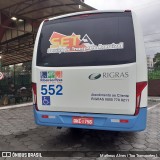 Rigras Transporte Coletivo e Turismo 552 na cidade de Ribeirão Pires, São Paulo, Brasil, por Matheus Alves ( Top Transportes ). Número da foto: #:id.