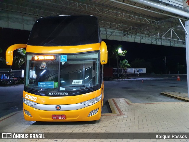 Viação Águia Branca 50180 na cidade de São Paulo, São Paulo, Brasil, por Kaique Passos. Número da foto: #8242238.