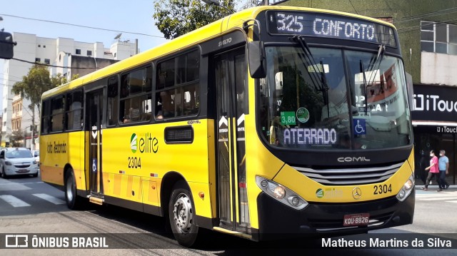 Viação Elite 2304 na cidade de Volta Redonda, Rio de Janeiro, Brasil, por Matheus Martins da Silva. Número da foto: #8242631.