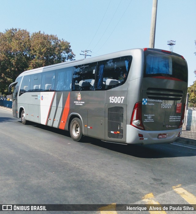 Transportes Capellini 15007 na cidade de Campinas, São Paulo, Brasil, por Henrique Alves de Paula Silva. ID da foto: 8243145.