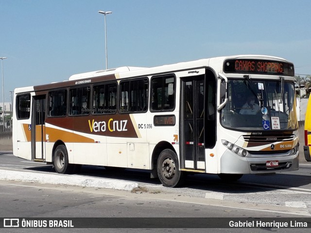 Auto Ônibus Vera Cruz DC 5.056 na cidade de Duque de Caxias, Rio de Janeiro, Brasil, por Gabriel Henrique Lima. ID da foto: 8243409.