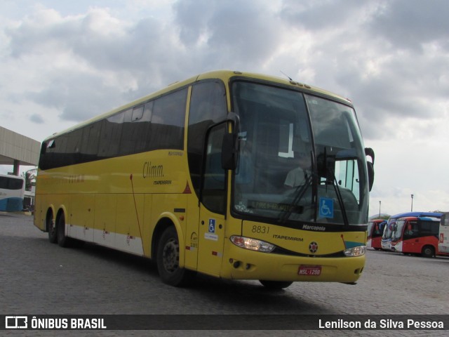 Viação Itapemirim 8831 na cidade de Caruaru, Pernambuco, Brasil, por Lenilson da Silva Pessoa. ID da foto: 8243760.