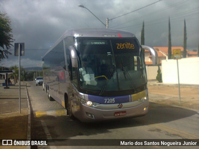 Rota Transportes Rodoviários 7205 na cidade de Piritiba, Bahia, Brasil, por Mario dos Santos Nogueira Junior. Número da foto: #8242326.