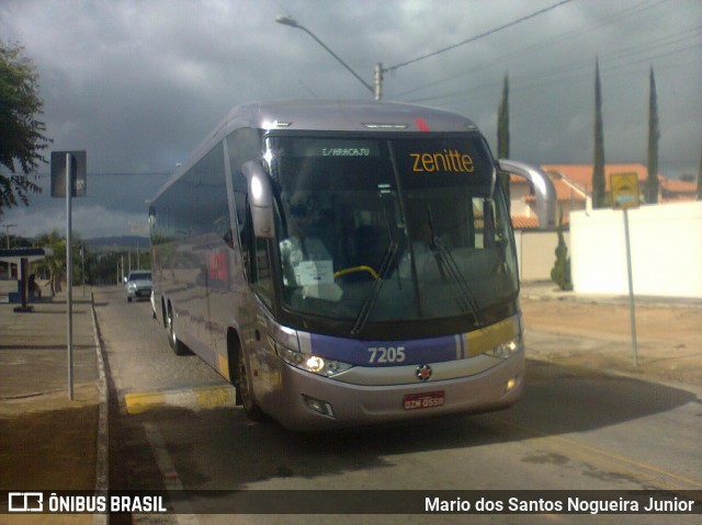 Rota Transportes Rodoviários 7205 na cidade de Piritiba, Bahia, Brasil, por Mario dos Santos Nogueira Junior. ID da foto: 8242326.