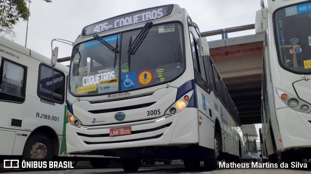 Viação Pinheiral 3005 na cidade de Volta Redonda, Rio de Janeiro, Brasil, por Matheus Martins da Silva. ID da foto: 8242711.