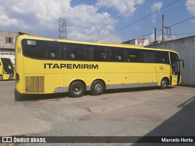 Viação Itapemirim 7001 na cidade de São Paulo, São Paulo, Brasil, por Marcelo Horta. Número da foto: #8243416.
