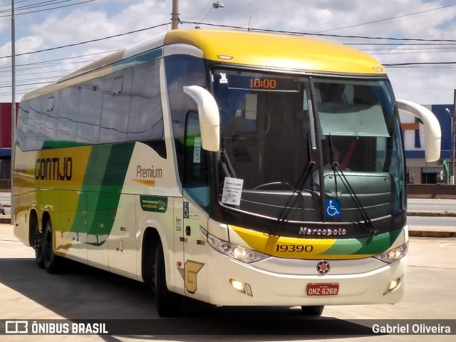 Empresa Gontijo de Transportes 19390 na cidade de Betim, Minas Gerais, Brasil, por Gabriel Oliveira. ID da foto: 8244894.