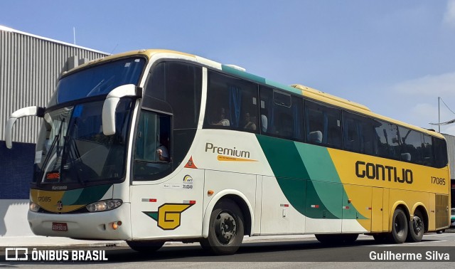 Empresa Gontijo de Transportes 17085 na cidade de Santos, São Paulo, Brasil, por Guilherme Silva. ID da foto: 8243669.