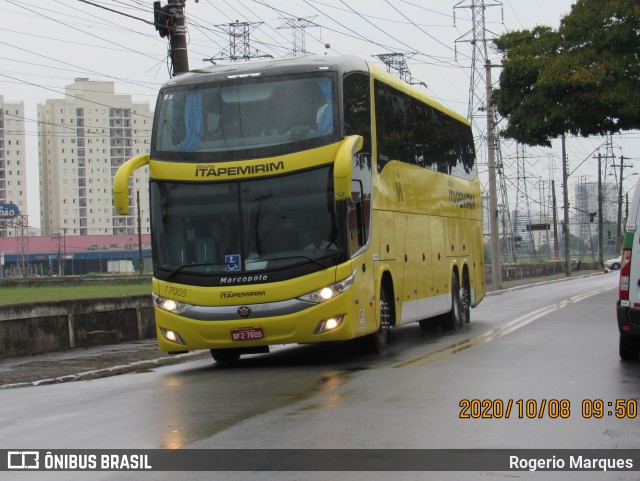 Viação Itapemirim 17005 na cidade de São José dos Campos, São Paulo, Brasil, por Rogerio Marques. Número da foto: #8266458.