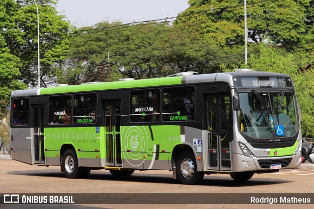 Viação Garcia 81047 na cidade de Maringá, Paraná, Brasil, por Rodrigo Matheus. ID da foto: 8267945.