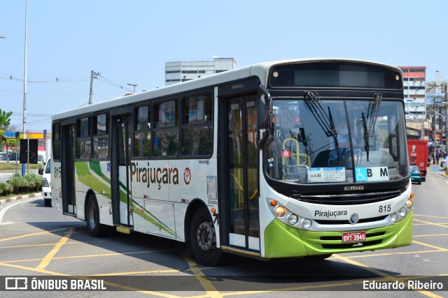 Viação Pirajuçara 815 na cidade de Taboão da Serra, São Paulo, Brasil, por Eduardo Ribeiro. ID da foto: 8266660.