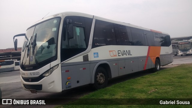 Evanil Transportes e Turismo RJ 132.023 na cidade de Rio de Janeiro, Rio de Janeiro, Brasil, por Gabriel Sousa. Número da foto: #8266166.