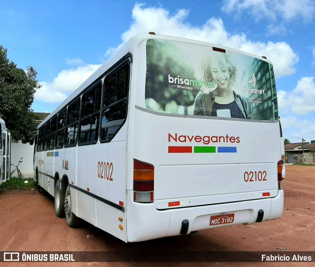 Consórcio Navegantes - 02 > Viação São Jorge > Transurb Transporte Urbano 02102 na cidade de João Pessoa, Paraíba, Brasil, por Fabricio Alves. Número da foto: #8267823.