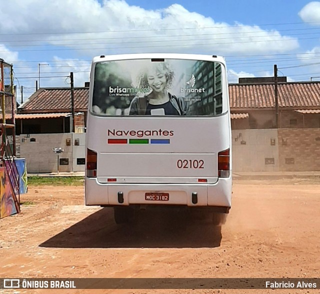 Consórcio Navegantes - 02 > Viação São Jorge > Transurb Transporte Urbano 02102 na cidade de João Pessoa, Paraíba, Brasil, por Fabricio Alves. Número da foto: #8266169.