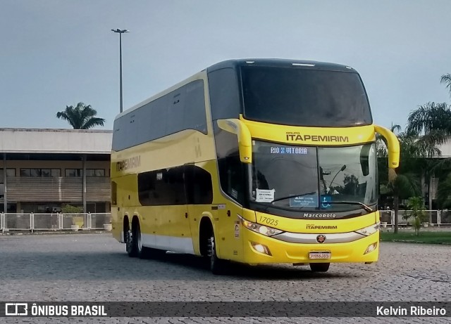 Viação Itapemirim 17025 na cidade de Campos dos Goytacazes, Rio de Janeiro, Brasil, por Kelvin Ribeiro. ID da foto: 8266036.