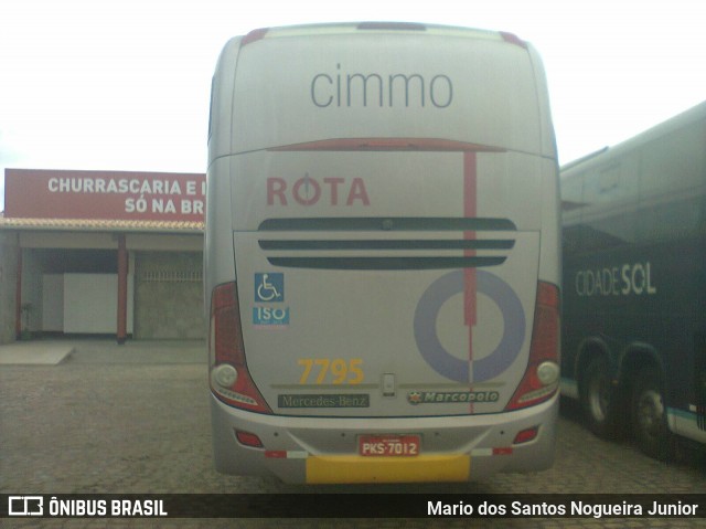 Rota Transportes Rodoviários 7795 na cidade de Riachão do Jacuípe, Bahia, Brasil, por Mario dos Santos Nogueira Junior. ID da foto: 8271022.