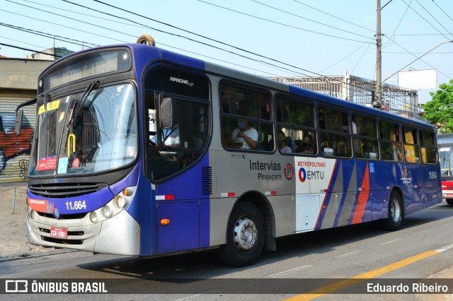 Viação Pirajuçara 11.664 na cidade de São Paulo, São Paulo, Brasil, por Eduardo Ribeiro. Número da foto: #8269145.