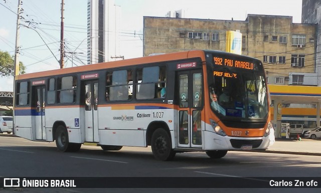 Cidade Alta Transportes 1.027 na cidade de Recife, Pernambuco, Brasil, por Carlos Zn ofc. Número da foto: #8270656.