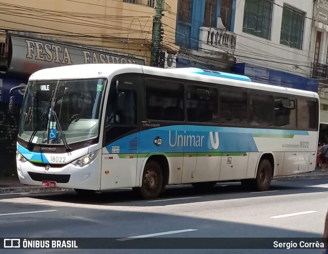 Unimar Transportes 18022 na cidade de Vitória, Espírito Santo, Brasil, por Sergio Corrêa. ID da foto: 8269009.