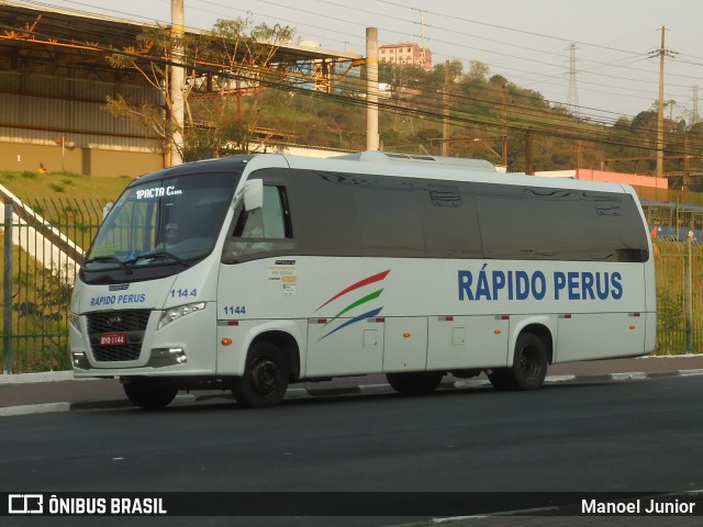 Rápido Perus 1144 na cidade de Francisco Morato, São Paulo, Brasil, por Manoel Junior. Número da foto: #8268843.