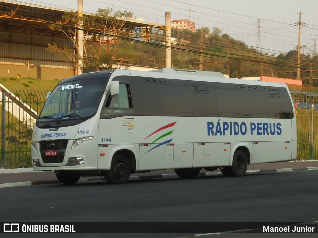 Rápido Perus 1144 na cidade de Francisco Morato, São Paulo, Brasil, por Manoel Junior. ID da foto: 8268843.