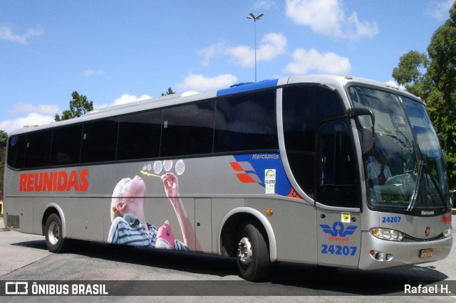 Reunidas Transportes Coletivos 24207 na cidade de Curitiba, Paraná, Brasil, por Rafael H.. Número da foto: #8270064.