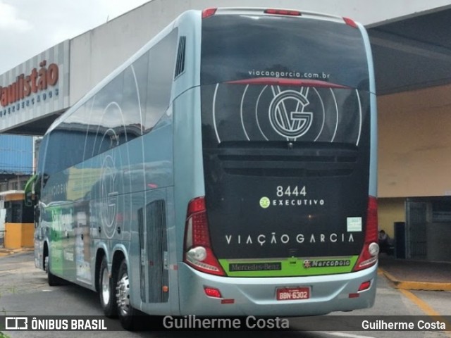 Viação Garcia 8444 na cidade de Sorocaba, São Paulo, Brasil, por Guilherme Costa. Número da foto: #8270680.