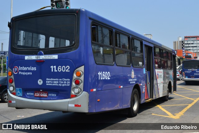 Viação Pirajuçara 11.602 na cidade de Taboão da Serra, São Paulo, Brasil, por Eduardo Ribeiro. Número da foto: #8269132.