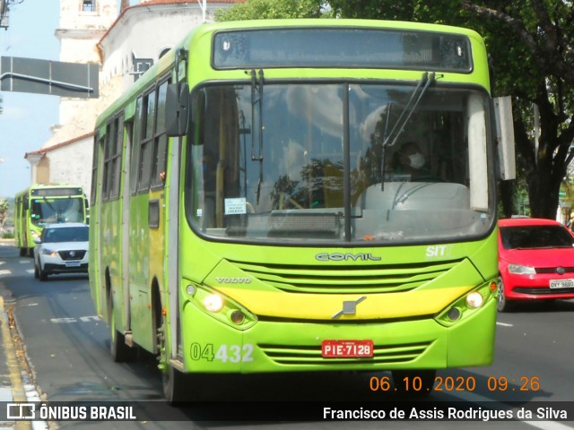 Transcol Transportes Coletivos 04432 na cidade de Teresina, Piauí, Brasil, por Francisco de Assis Rodrigues da Silva. Número da foto: #8270441.