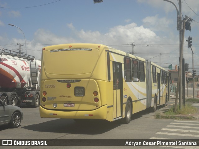 Viação Praia Sol 12039 na cidade de Serra, Espírito Santo, Brasil, por Adryan Cesar Pimentel Santana. Número da foto: #8268852.