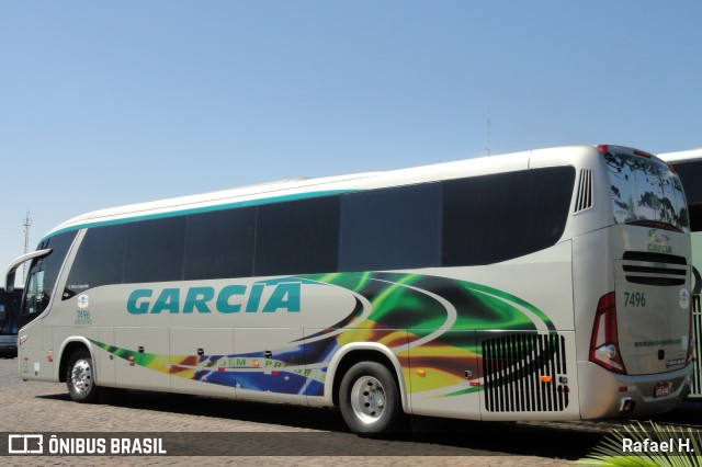 Viação Garcia 7496 na cidade de Londrina, Paraná, Brasil, por Rafael H.. Número da foto: #8273354.