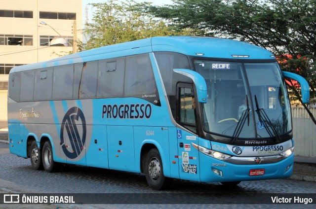Auto Viação Progresso 6244 na cidade de Caruaru, Pernambuco, Brasil, por Victor Hugo. Número da foto: #8272523.