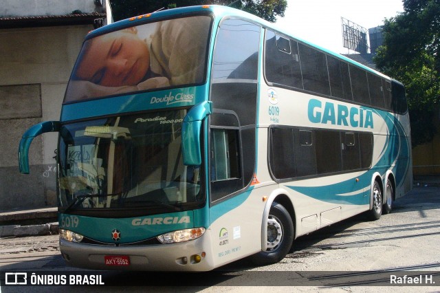 Viação Garcia 6019 na cidade de Rio de Janeiro, Rio de Janeiro, Brasil, por Rafael H.. Número da foto: #8273351.