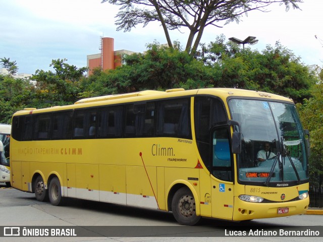 Viação Itapemirim 8815 na cidade de São Paulo, São Paulo, Brasil, por Lucas Adriano Bernardino. ID da foto: 8274505.