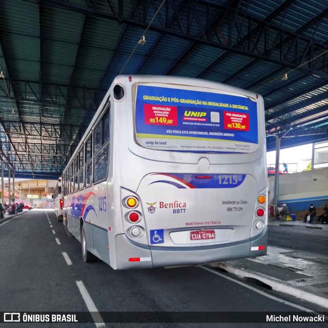 BBTT - Benfica Barueri Transporte e Turismo 1215 na cidade de Itapevi, São Paulo, Brasil, por Michel Nowacki. ID da foto: 8274690.