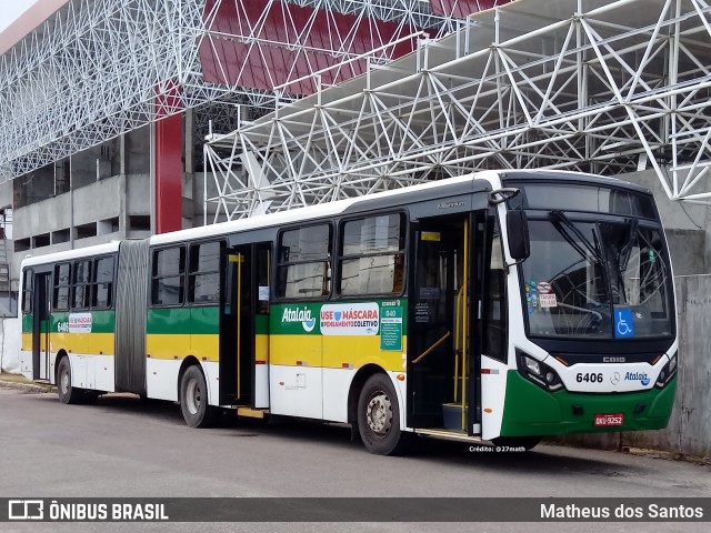 Viação Atalaia Transportes 6406 na cidade de Aracaju, Sergipe, Brasil, por Matheus dos Santos. Número da foto: #8272508.