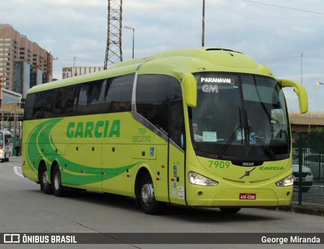 Viação Garcia 7909 na cidade de São Paulo, São Paulo, Brasil, por George Miranda. Número da foto: #8273561.