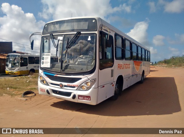 Reunidas Transportes Urbanos 0824 na cidade de Natal, Rio Grande do Norte, Brasil, por Dennis Paz. Número da foto: #8272091.