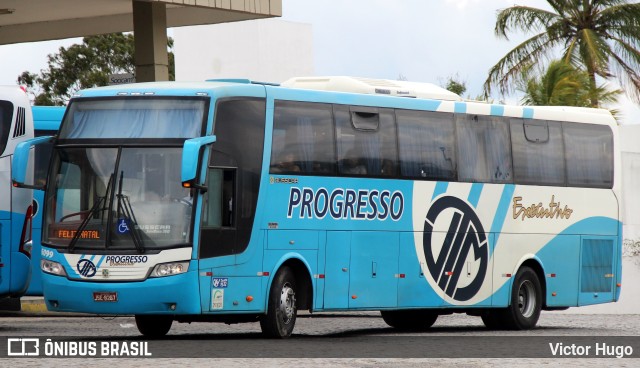 Auto Viação Progresso 6099 na cidade de Caruaru, Pernambuco, Brasil, por Victor Hugo. ID da foto: 8272529.