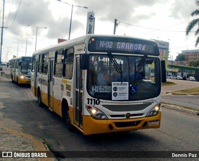 Transportes Guanabara 1110 na cidade de Natal, Rio Grande do Norte, Brasil, por Dennis Paz. Número da foto: #8272070.