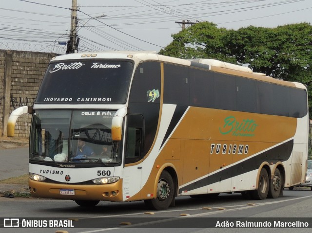 Britto Turismo 560 na cidade de Belo Horizonte, Minas Gerais, Brasil, por Adão Raimundo Marcelino. ID da foto: 8274484.